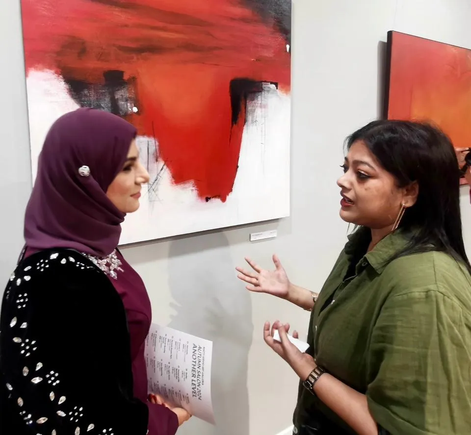 Visitors, artists and collectors at Matti Sirvio Art Galleria — photo 32